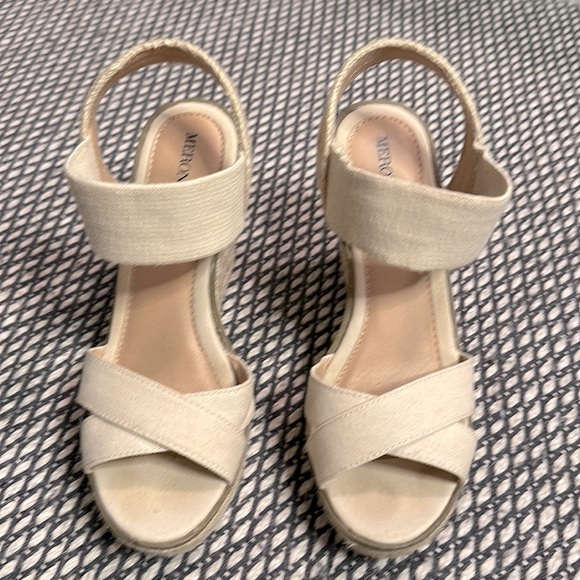 Merona Shoes - Merona wedge sandals 8.5